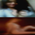 Naked woman sea